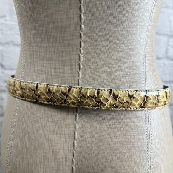 VTG Sabina Snakeskin Waist Belt Womens 32\